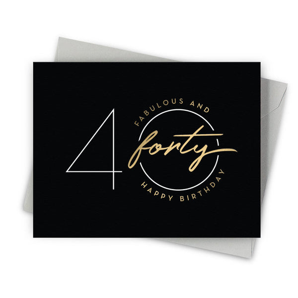 Fine Moments | Fabulous Forty Greeting Card