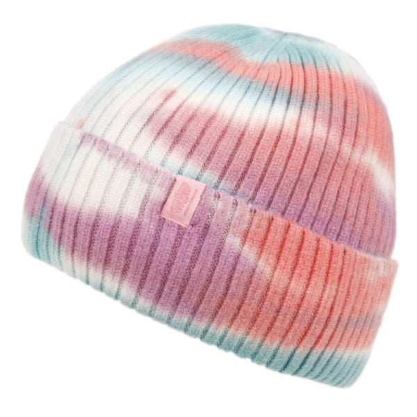 Epoch | Tie Dye Multi Color Beanie with Sherpa Fur Lining