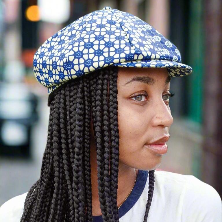 A Loved 1 | Wax Print Newsboy Hat