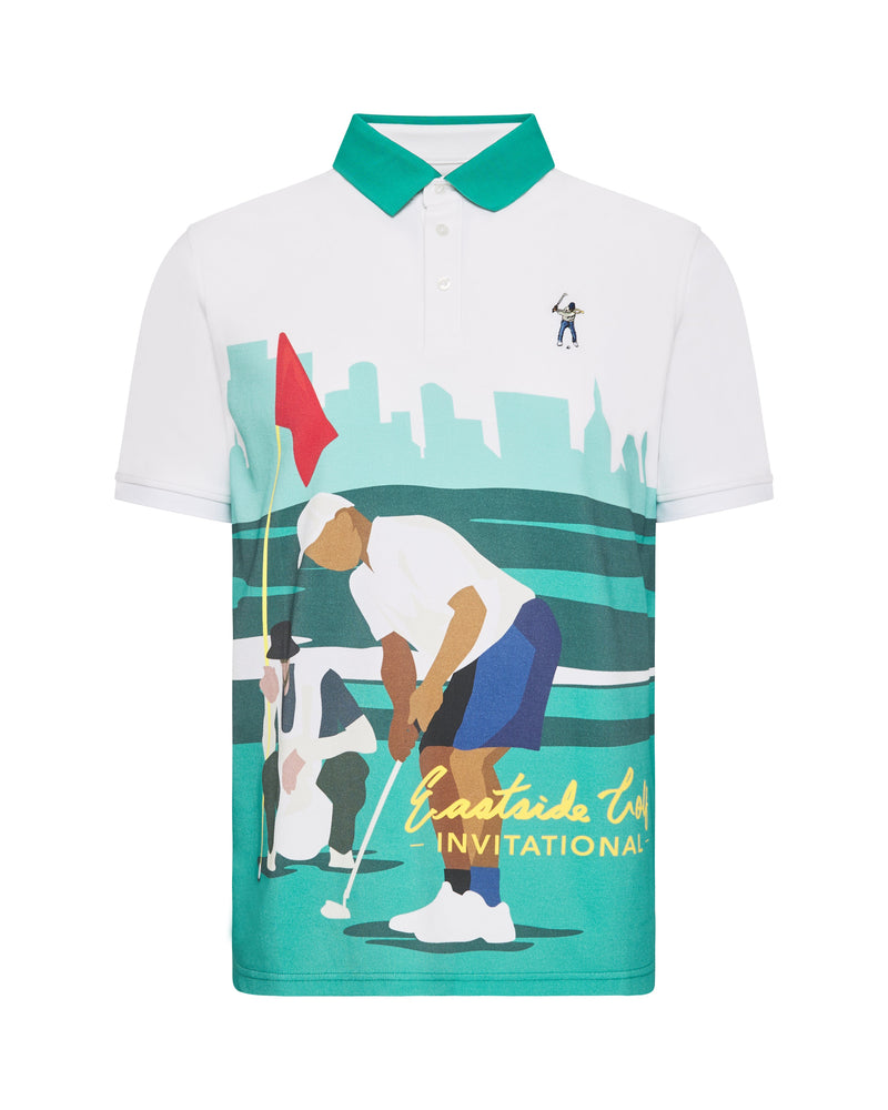 Eastside Golf | Invitational Graphic Pique Polo