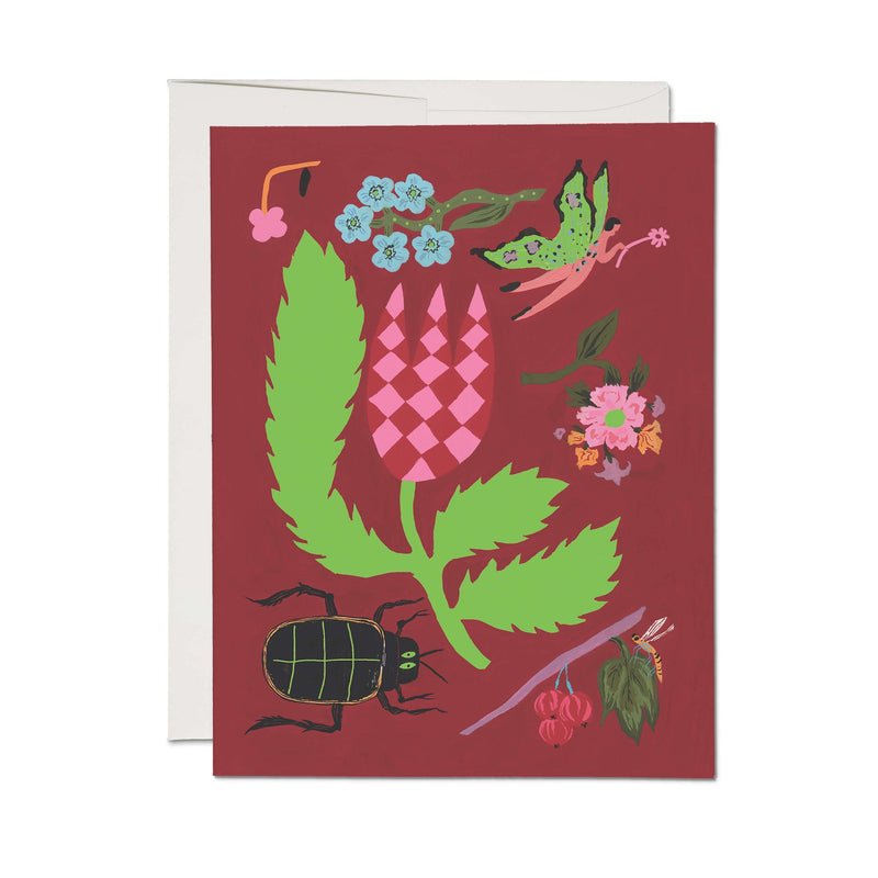 Red Cap Cards | Garden Fairy greeting card