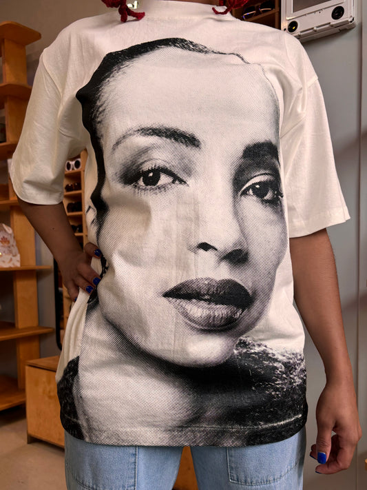 Definitive Selection | Oversized Print Sade T-shirt