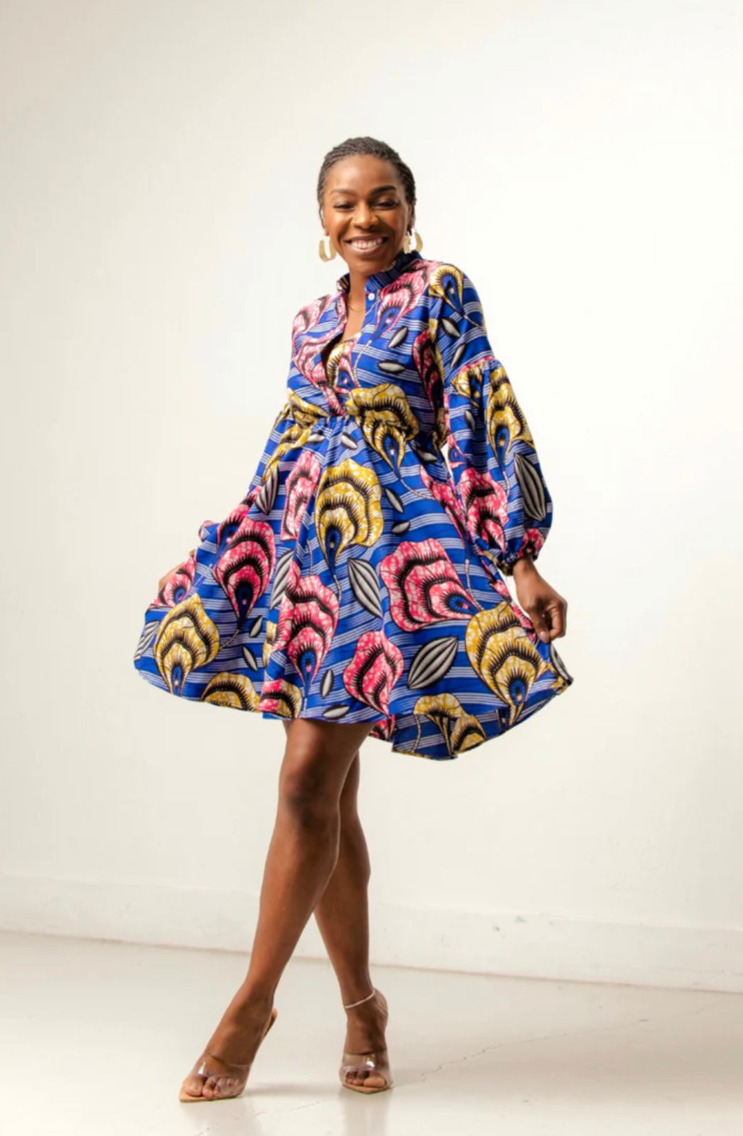 Love Iguehi | Short Swing Dress  Bashira