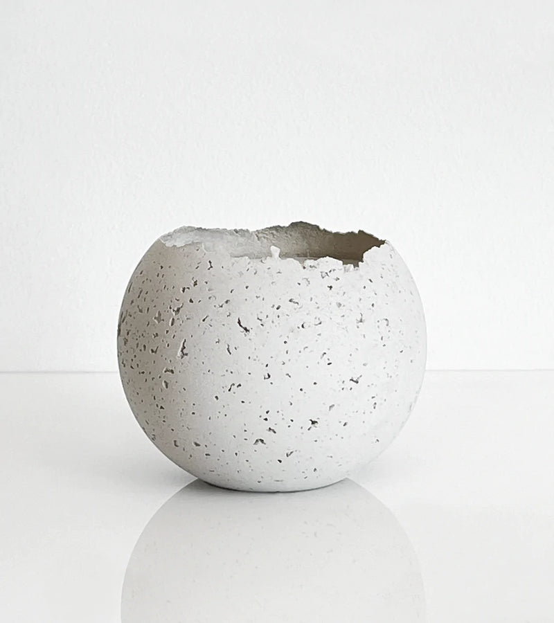 3 wick Large Orbis Concrete Candle
