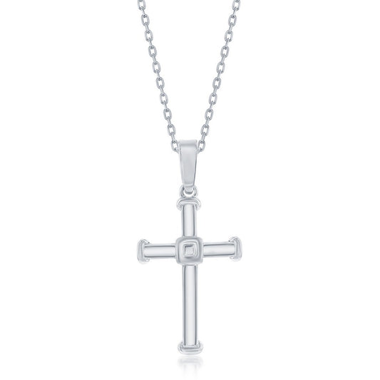 CLASSIC OF NY | Sterling Silver Medium Cross Pendant