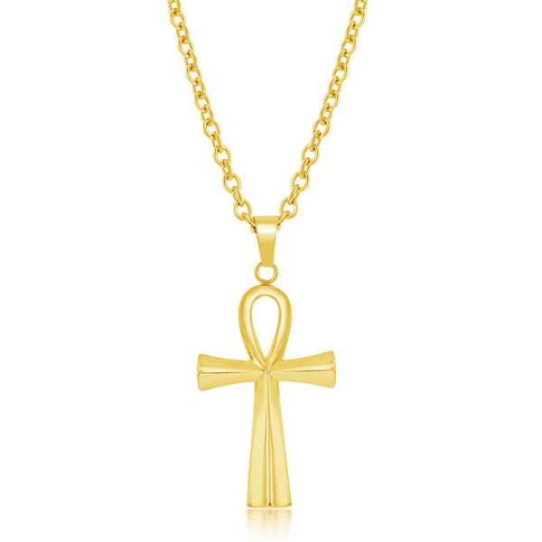 Classic Of NY | Stainless Steel Ankh Cross Necklace