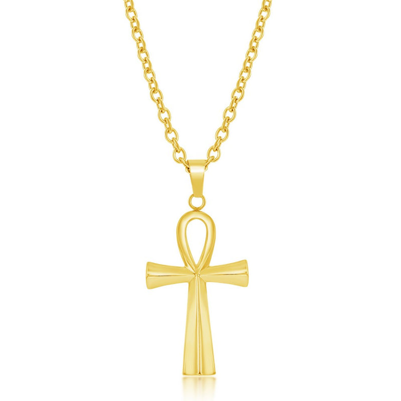 Classic Of NY | Stainless Steel Ankh Cross Necklace