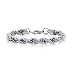 Classic Of NY | Stainless Steel 8mm Rope Chain Bracelet