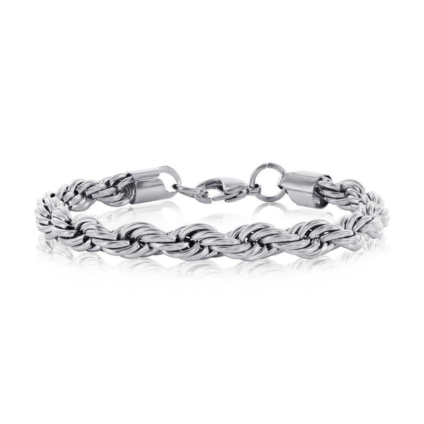 Classic Of NY | Stainless Steel 8mm Rope Chain Bracelet