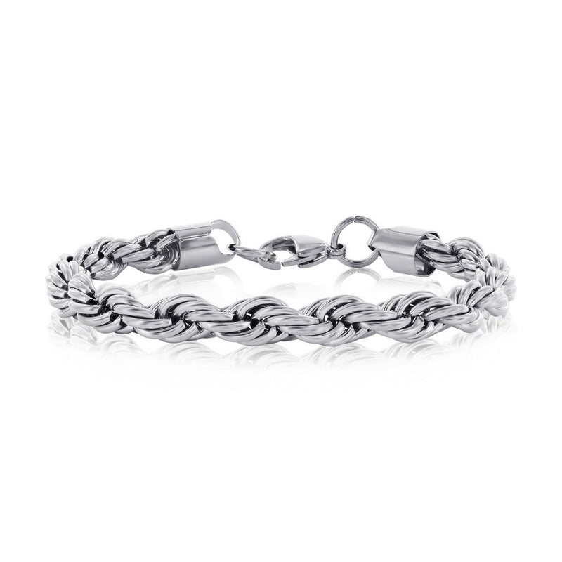 Classic Of NY | Stainless Steel 8mm Rope Chain Bracelet