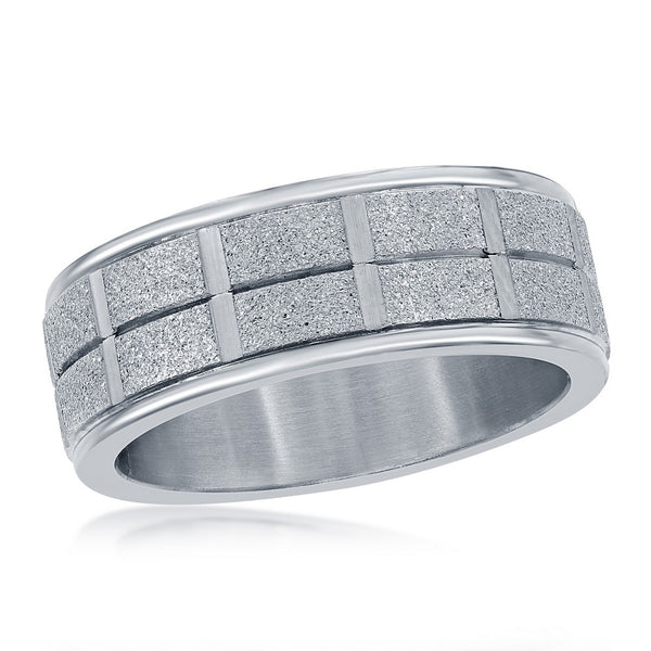 Classic of NY | Stainless Steel Sand Blasted Ring