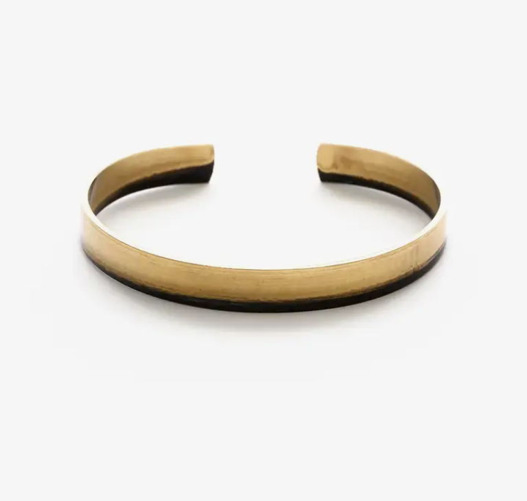 Mind's Eye Design | Patina Dipped Slim Cuff Bracelet