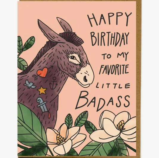 Mattea | Happy Birthday To My Favorite Little Badass Greeting Card