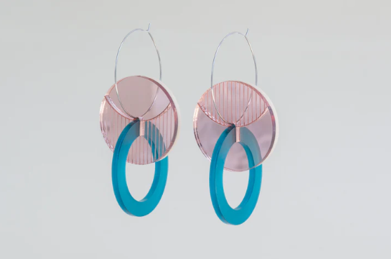 Pamela Coromoto | Double Circle Earrings