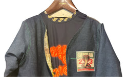 BAB GOOCH | B Liner Denim Leather Trim Jacket with Heart of Chicago Dress