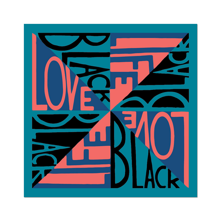 Apply Stickers | Black Light Series #6: Love Black Life