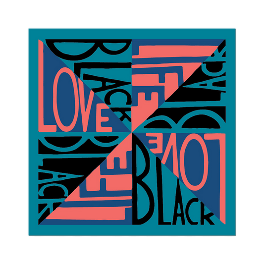 Apply Stickers | Black Light Series #6: Love Black Life