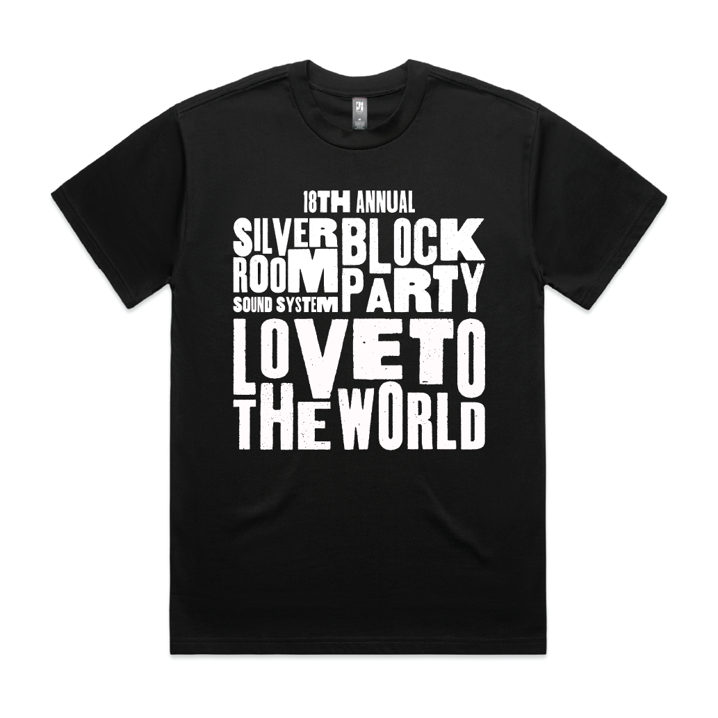 Silverroom | Love to the World Stacked T-Shirt