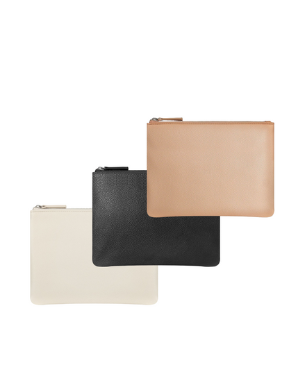 Gry Mattr | Vegan Leather Zipper Pouch