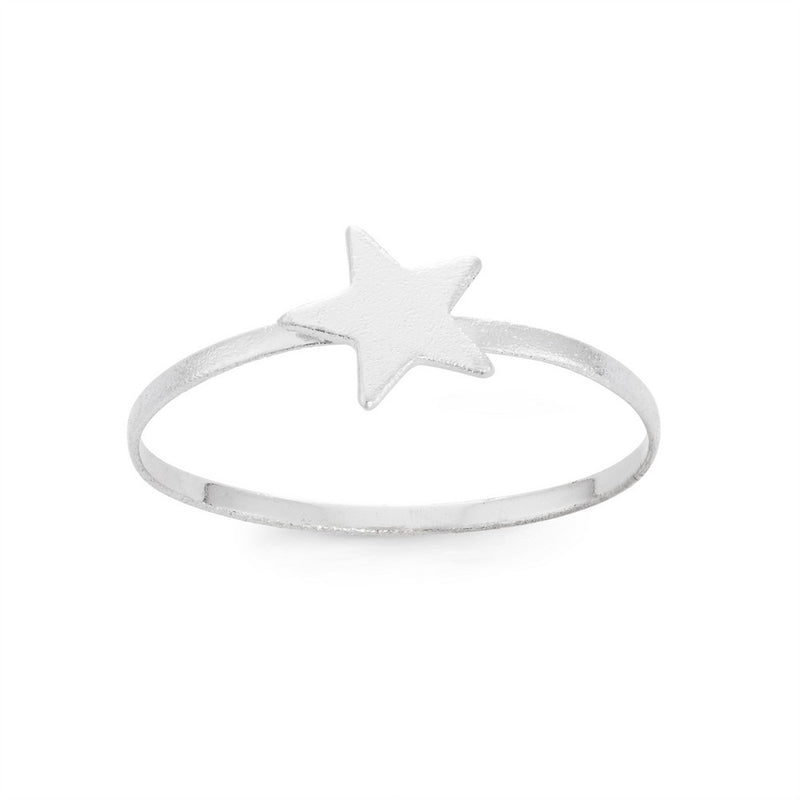 Classic of NY |   Sterling Silver Small Shiny Star Ring