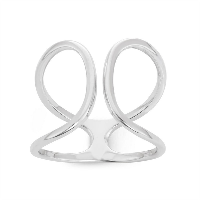 Classic Of NY | Sterling Silver Wide Open Loopy Ring