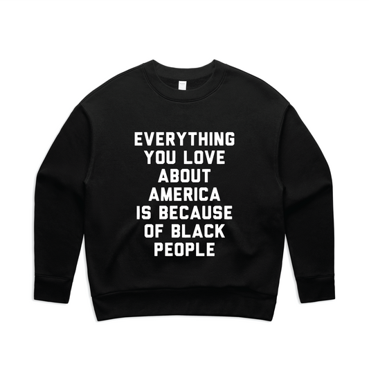 Silverroom | "Everything You Love About America" Cropped Crewneck