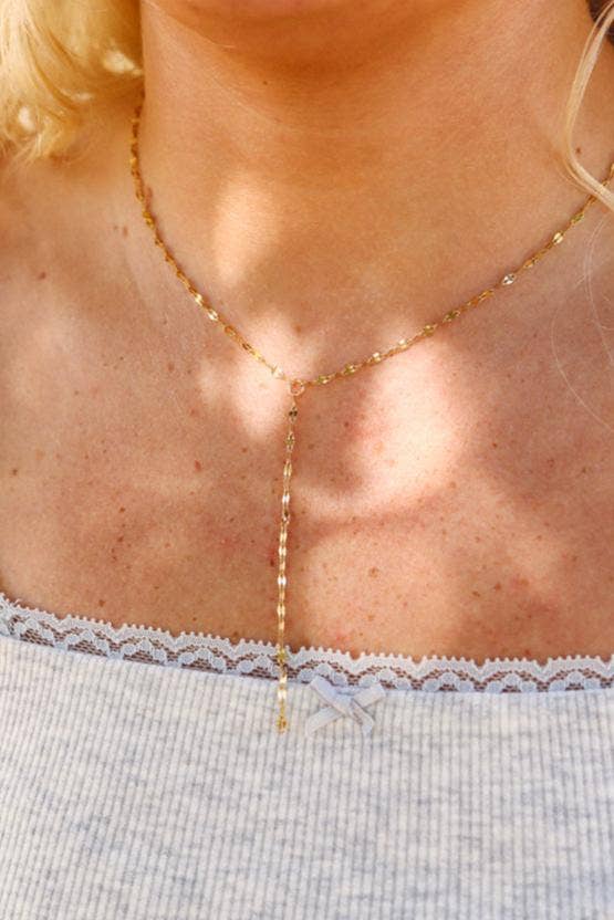 WJW | Lariat Lip Chain Necklace