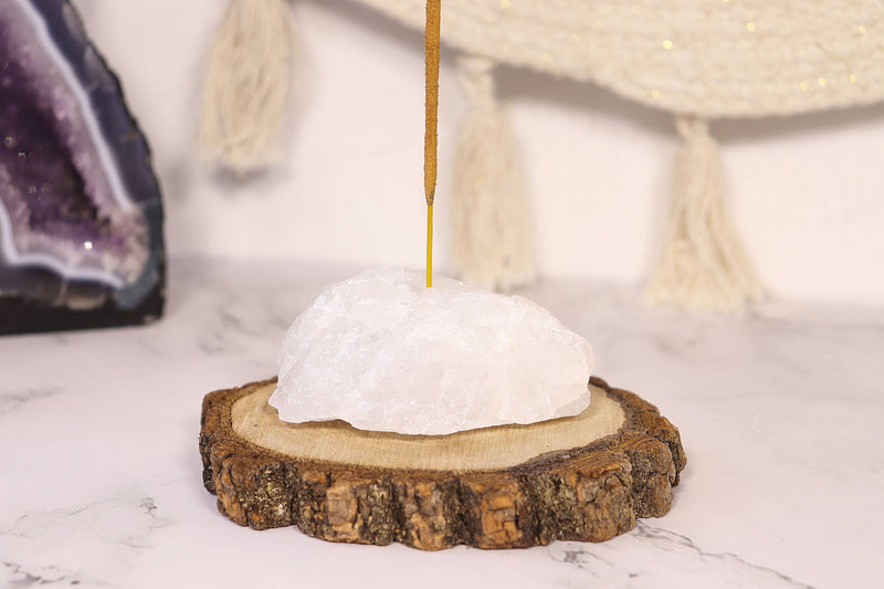 Natures Artifacts | Quartz Incense Stick Holder