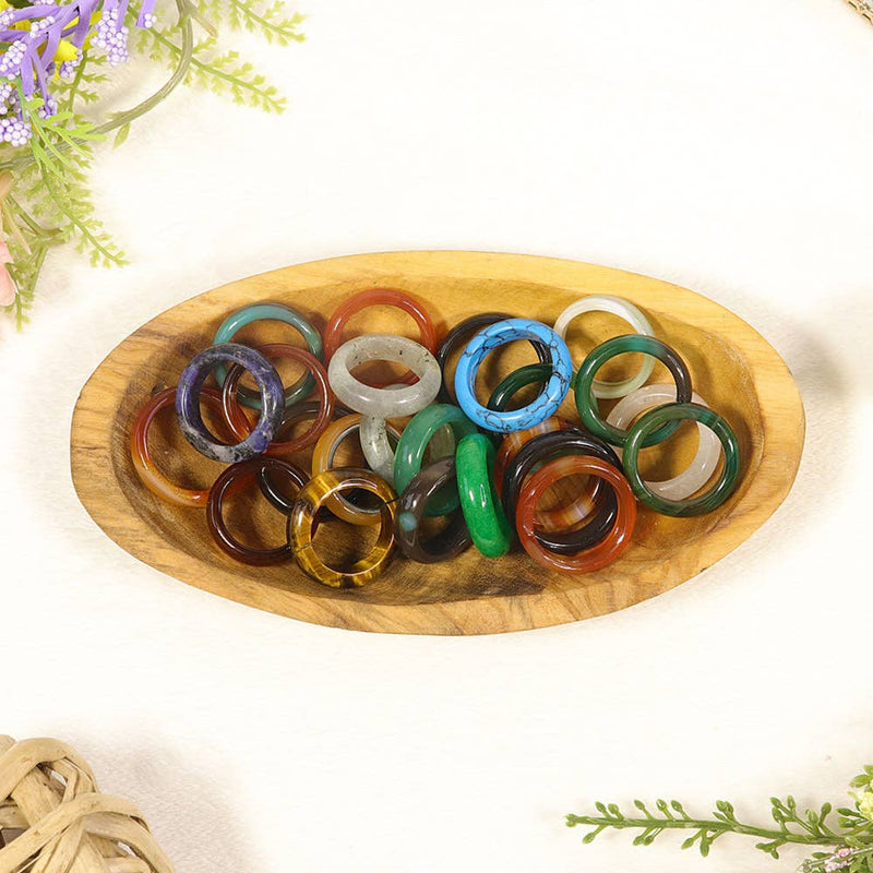 Natures Artifacts | Assorted Semi-Precious Gem Stone Rings