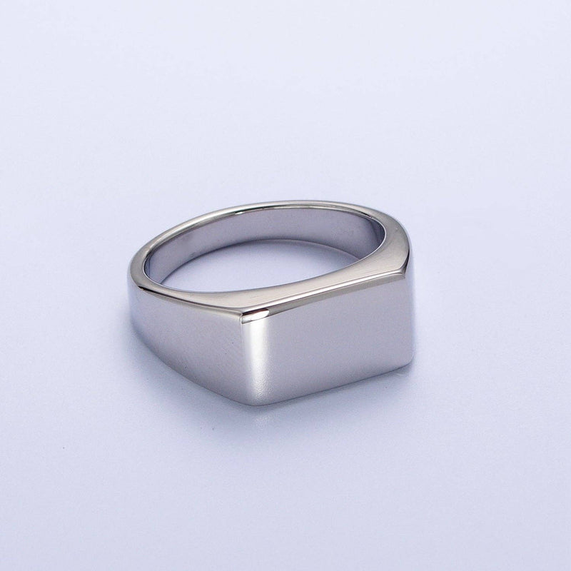 Aim Eternal | Rectangular Signet Ring