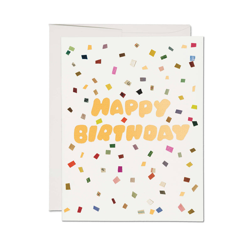 Red Cap Cards | Birthday Confetti Greeting Card