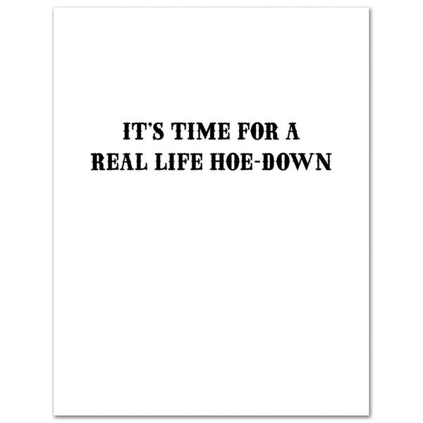 The Found | Real Life Hoe-Down Birthday Card