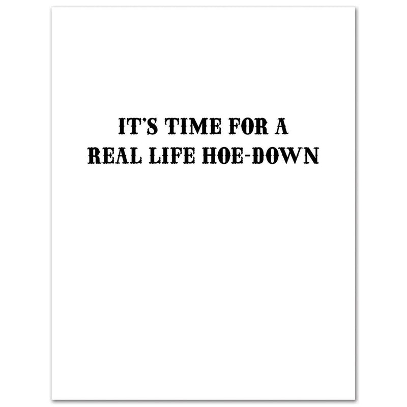 The Found | Real Life Hoe-Down Birthday Card