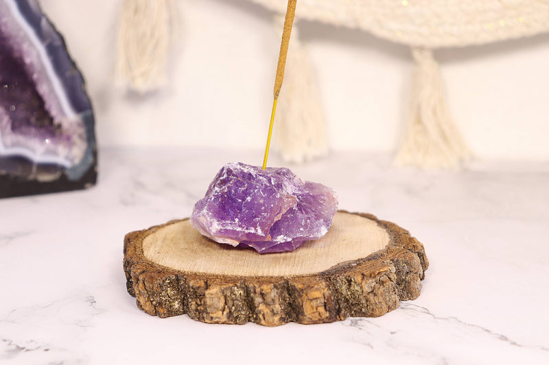 Natures Artifacts | Amethyst Incense Stick Holder