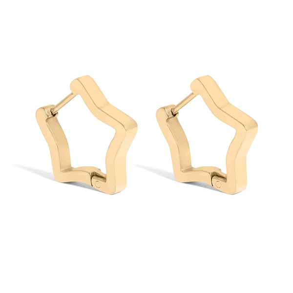 WJW | Star Huggie Earrings