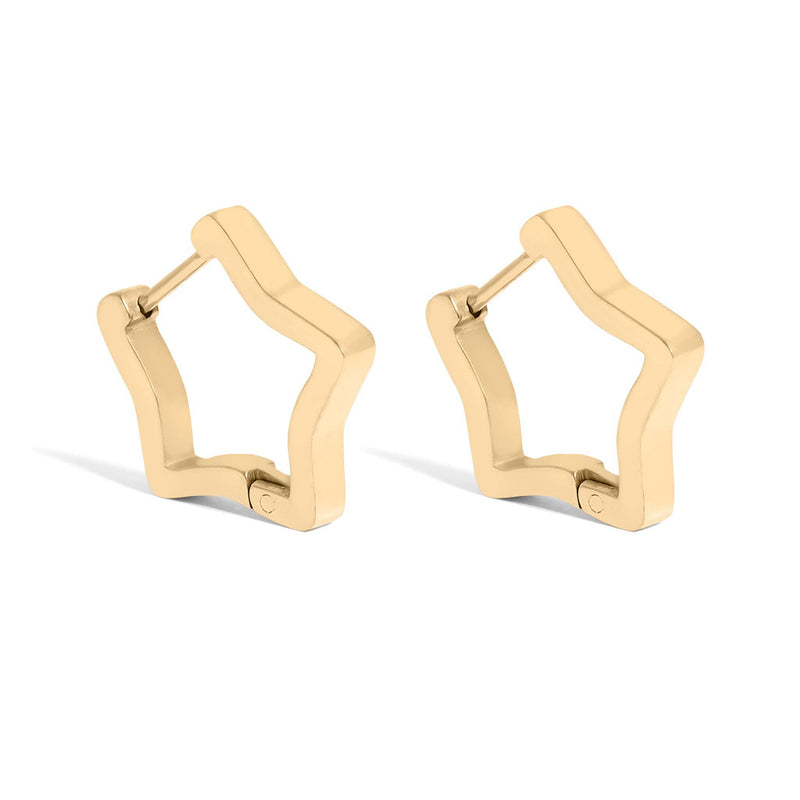WJW | Star Huggie Earrings
