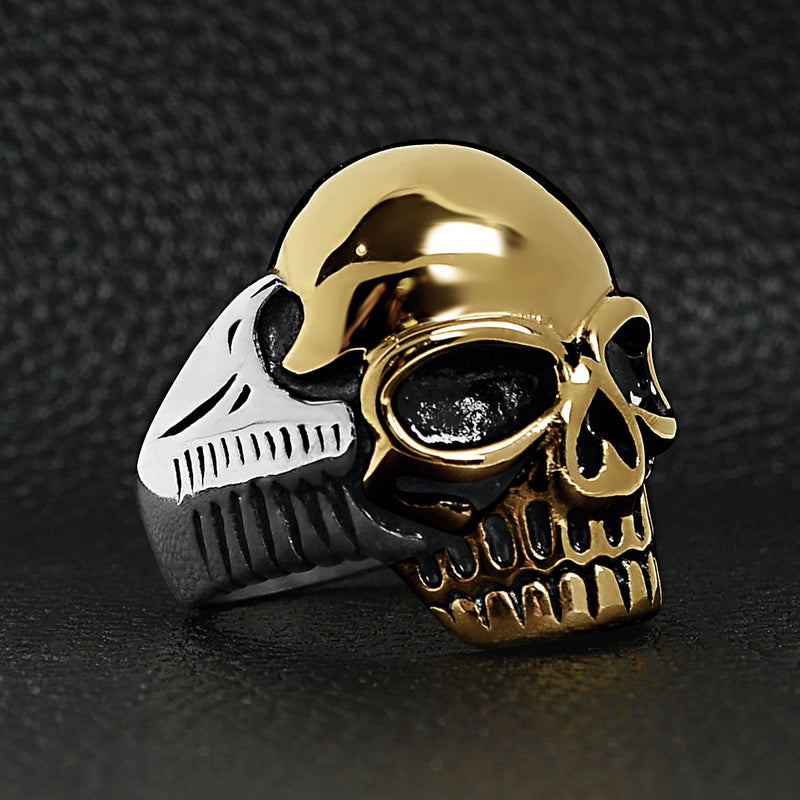 WJW | 18K Gold PVD Coated Stainless Steel Skull Ring