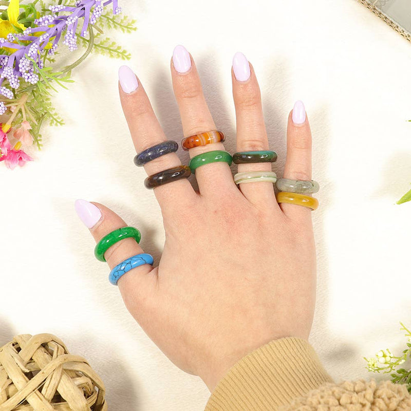Natures Artifacts | Assorted Semi-Precious Gem Stone Rings