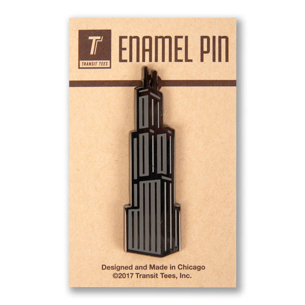 Transit Tees | Chicago's Tallest Tower Enamel Pin