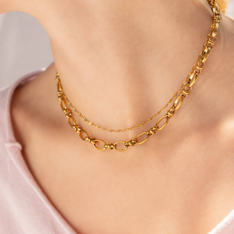 WJW | 18K Gold PVD Statement Chain Necklace