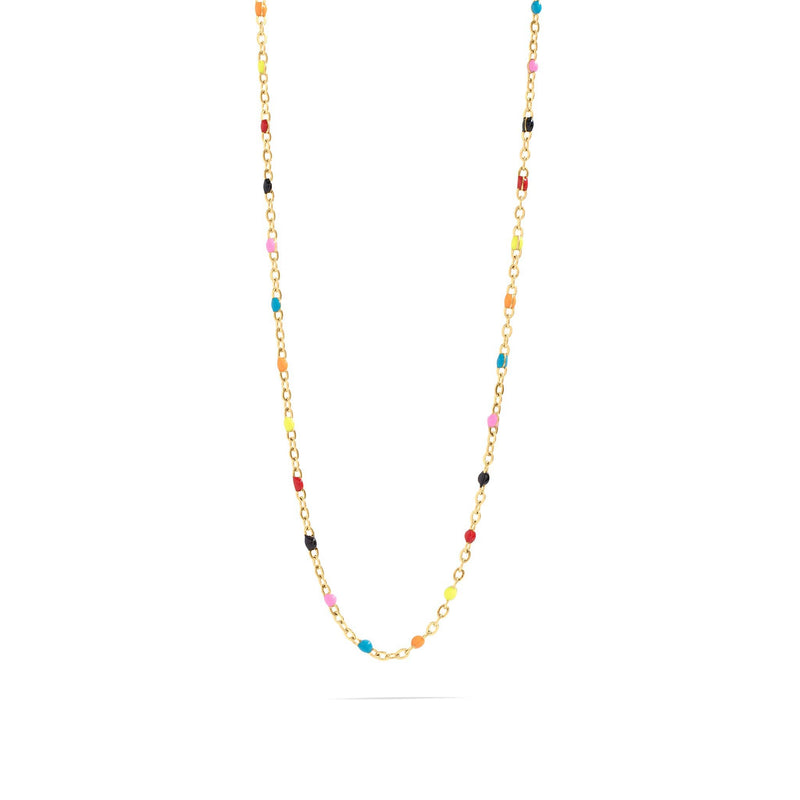 WJW | Multi Confetti Chain Necklace