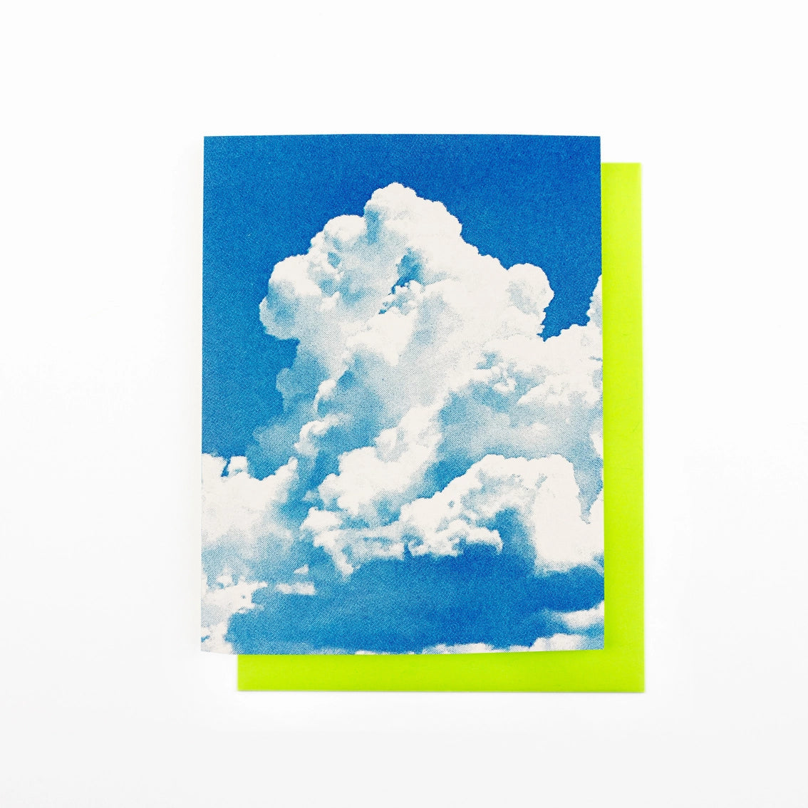 Next Chapter | Southwest Clouds - Cumulus Congestus - Risograph Card