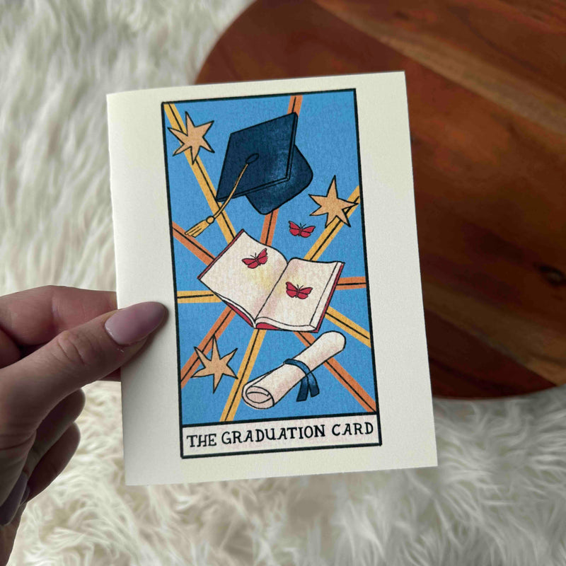Big Moods | "The Graduation Card" Tarot Themed Greeting Card