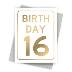 Fine Moments | Sixteenth Birthday Greeting Card
