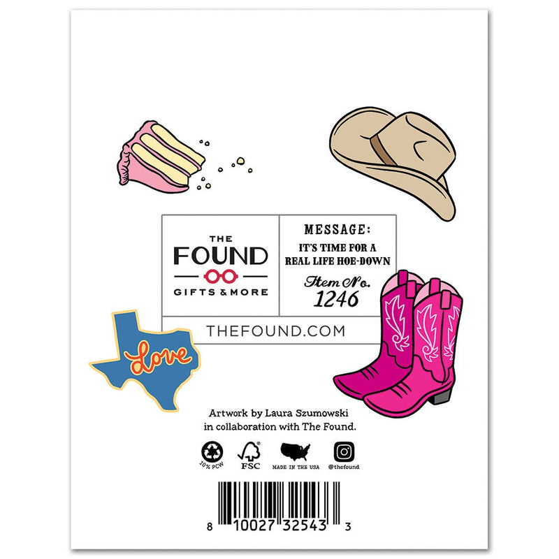 The Found | Real Life Hoe-Down Birthday Card