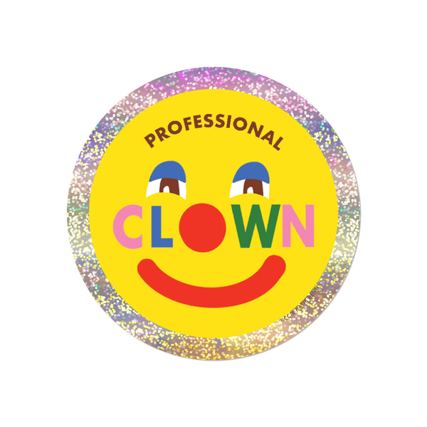 Red Cap Cards | Professional Clown Sticker