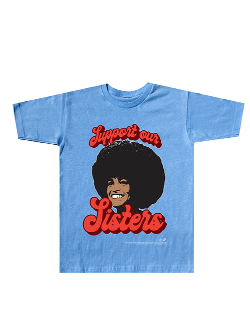 Black Women Are The Future Angela Tee (Blue) | PRGRSSN