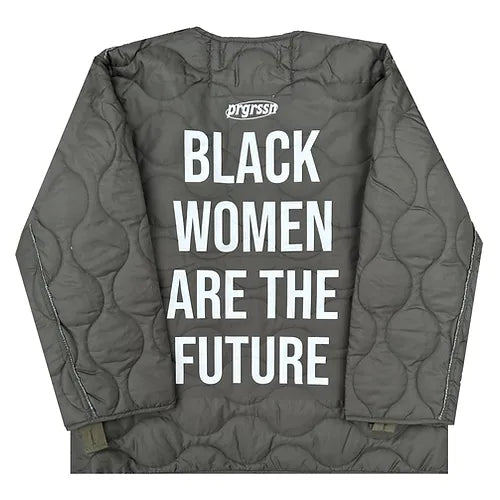 Black Women Are The Future Liner (Olive) | PRGRSSN