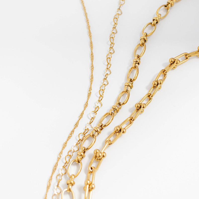 WJW | 18K Gold PVD Statement Chain Necklace