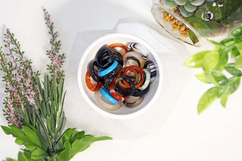 Natures Artifacts | Assorted Semi-Precious Gem Stone Rings